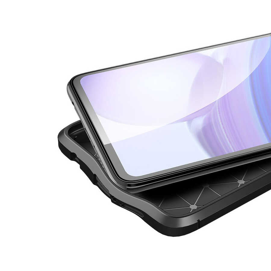 Xiaomi Poco X3 Kılıf Zore Niss Silikon Kapak Siyah