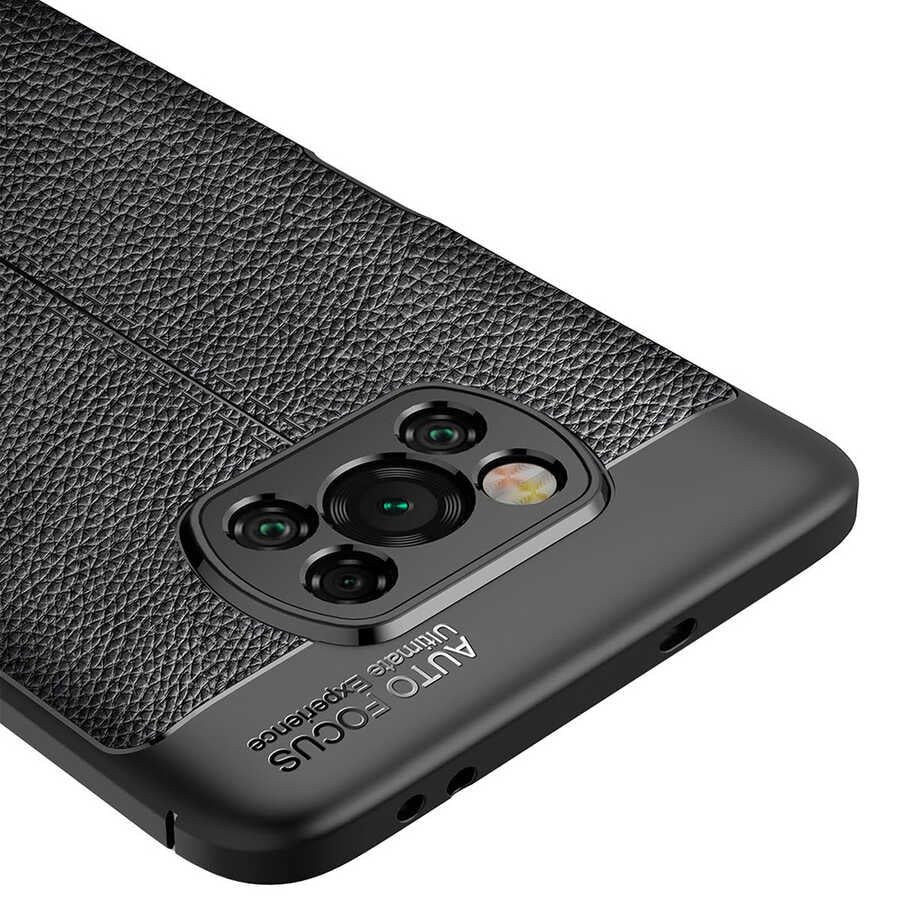 Xiaomi Poco X3 Kılıf Zore Niss Silikon Kapak Lacivert
