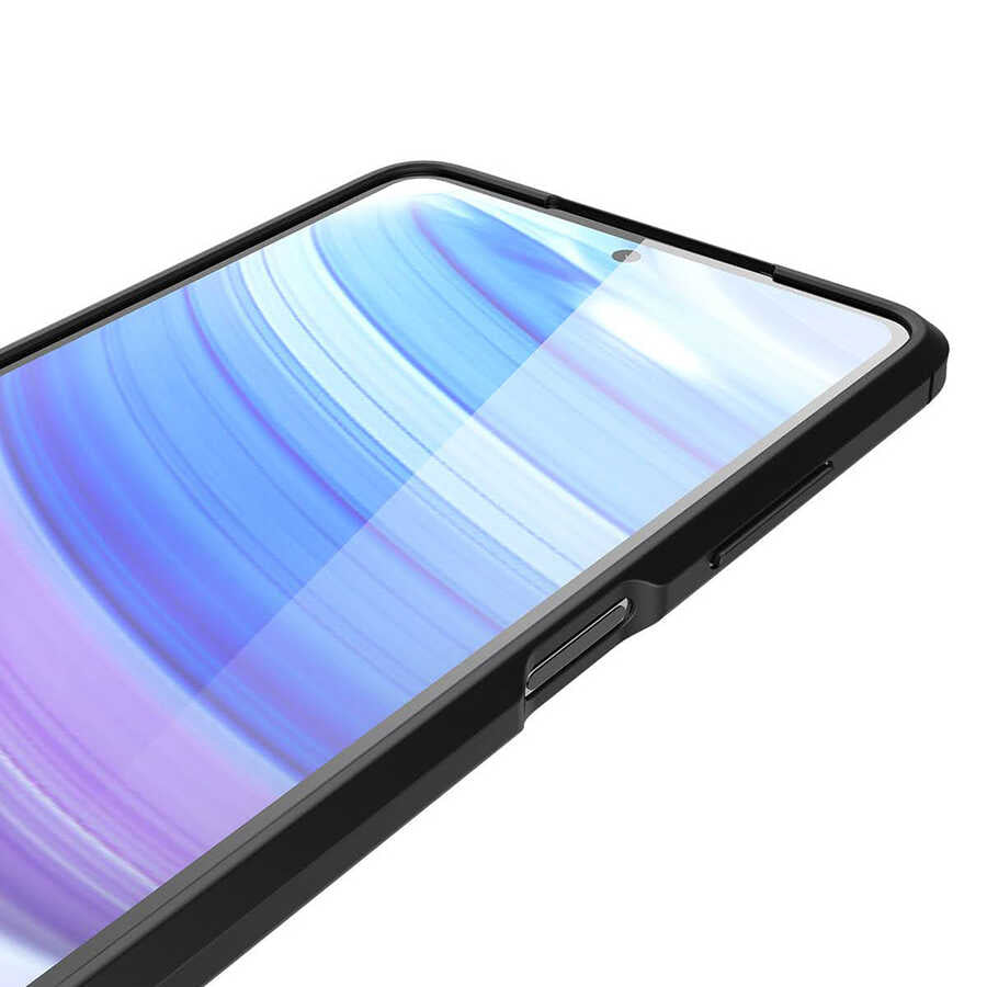 Xiaomi Poco X3 Kılıf Zore Niss Silikon Kapak Siyah