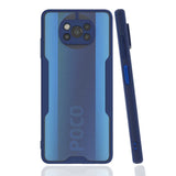 Xiaomi Poco X3 Kılıf Zore Parfe Kapak Lacivert