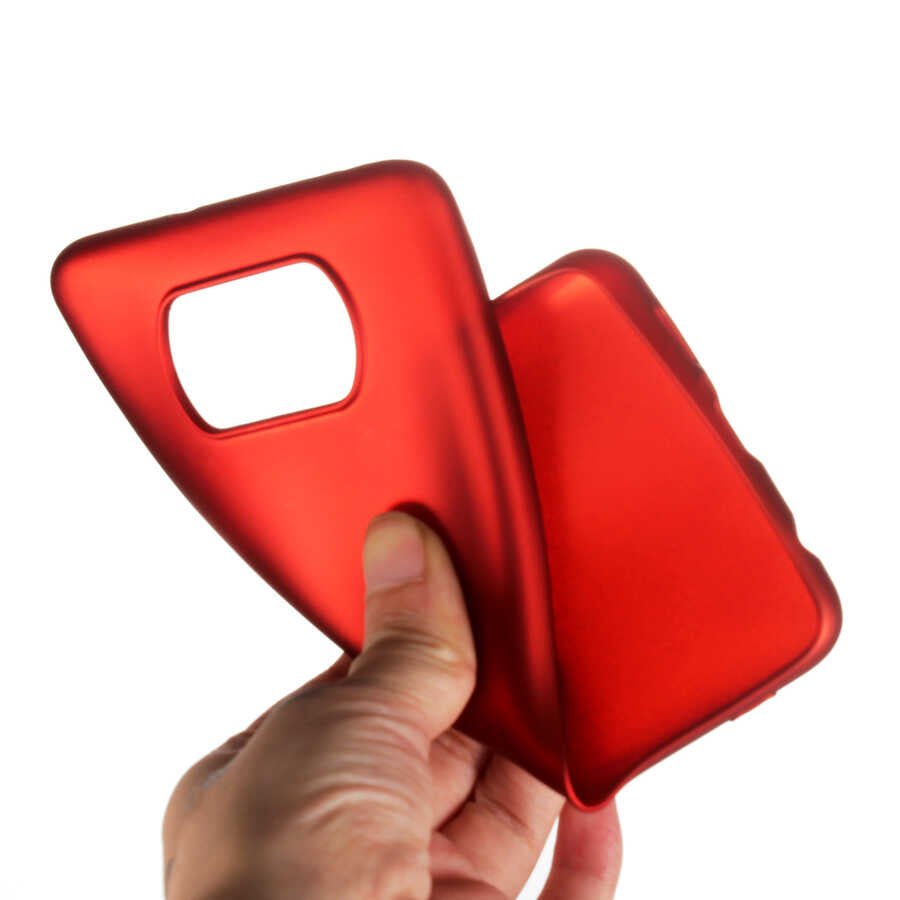 Xiaomi Poco X3 Kılıf Zore Premier Silikon Kapak Gold
