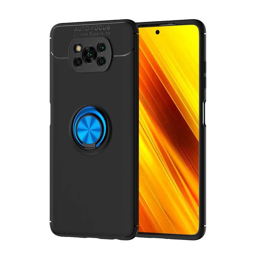 Xiaomi Poco X3 Kılıf Zore Ravel Silikon Kapak Kırmızı