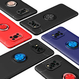 Xiaomi Poco X3 Kılıf Zore Ravel Silikon Kapak Siyah-Kırmızı