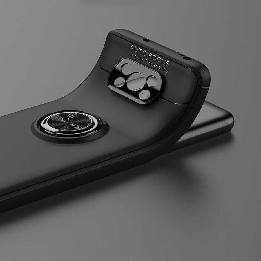 Xiaomi Poco X3 Kılıf Zore Ravel Silikon Kapak Kırmızı