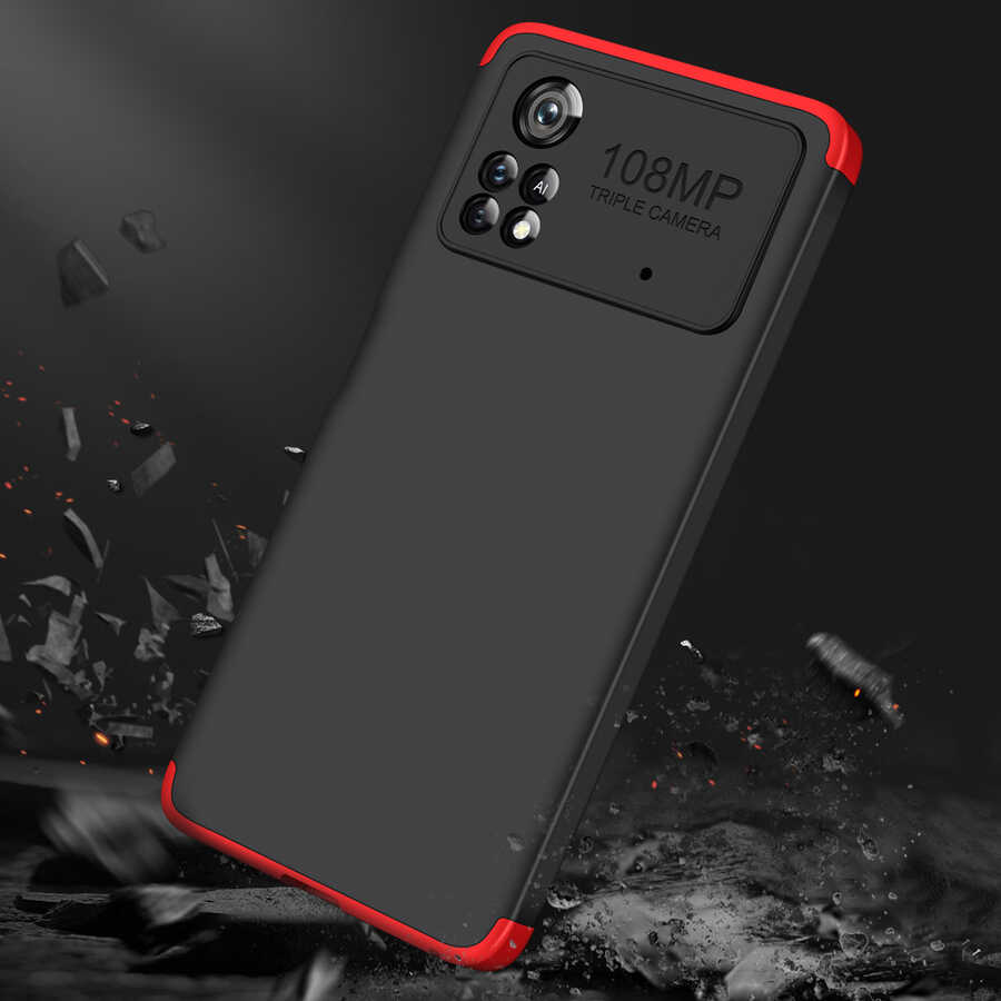 Xiaomi Poco X4 Pro 5G Kılıf Zore Ays Kapak Siyah