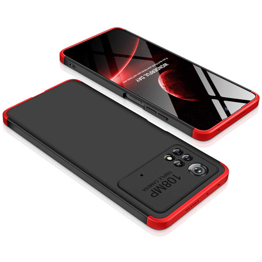 Xiaomi Poco X4 Pro 5G Kılıf Zore Ays Kapak Siyah