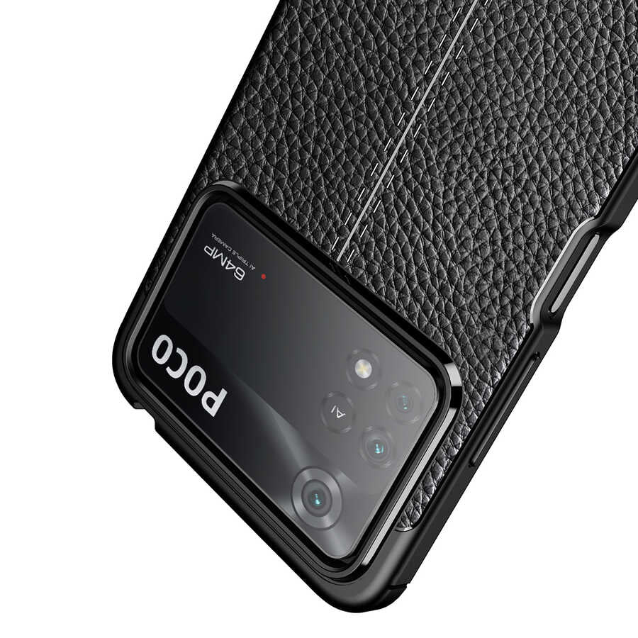 Xiaomi Poco X4 Pro 5G Kılıf Zore Niss Silikon Kapak Siyah