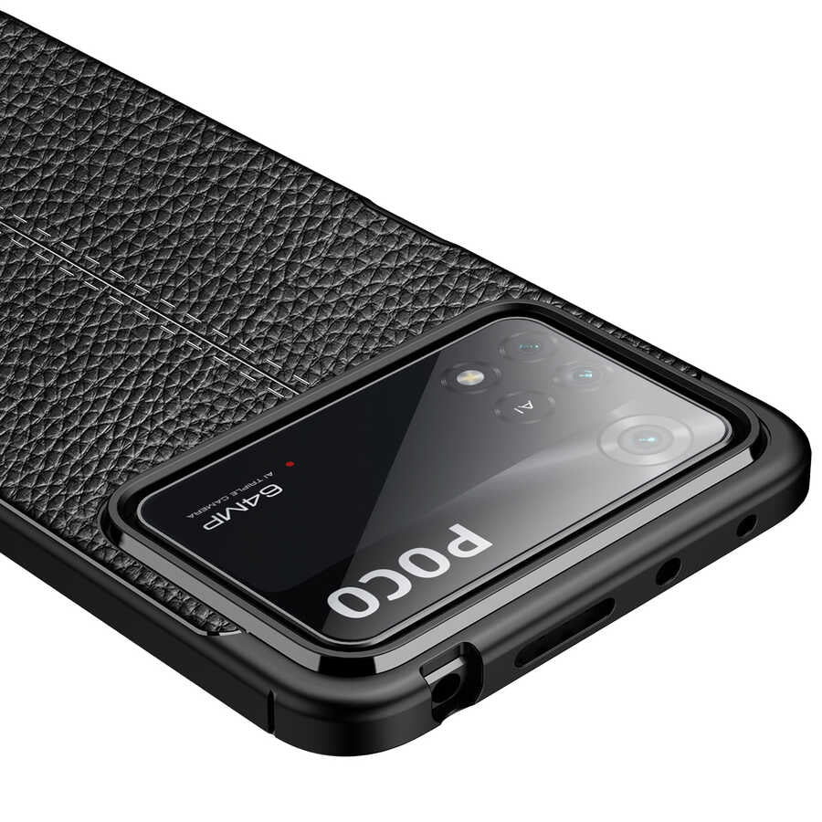 Xiaomi Poco X4 Pro 5G Kılıf Zore Niss Silikon Kapak Lacivert