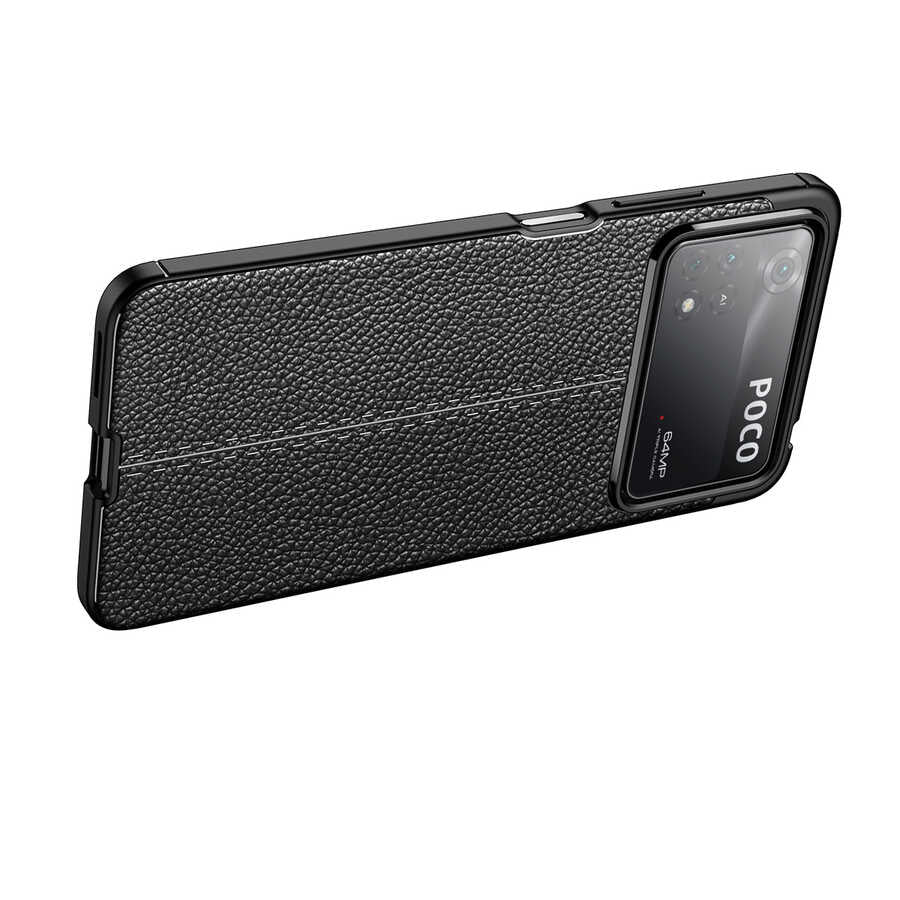 Xiaomi Poco X4 Pro 5G Kılıf Zore Niss Silikon Kapak Siyah