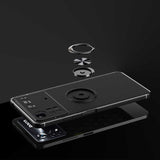 Xiaomi Poco X4 Pro 5G Kılıf Zore Ravel Silikon Kapak Siyah-Rose Gold