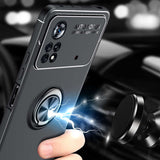 Xiaomi Poco X4 Pro 5G Kılıf Zore Ravel Silikon Kapak Siyah