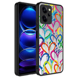 Xiaomi Poco X5 Pro Kılıf Aynalı Desenli Kamera Korumalı Parlak Zore Mirror Kapak Kalp