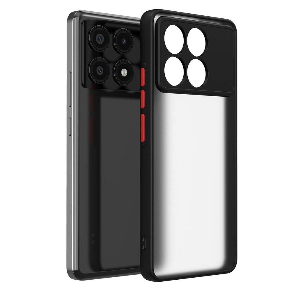 Xiaomi Poco X6 Pro Kılıf Zore Hux Kapak Lacivert