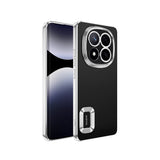 Xiaomi Poco X7 Kılıf Kamera Korumalı Logo Gösteren Zore Omega Kapak Gümüş