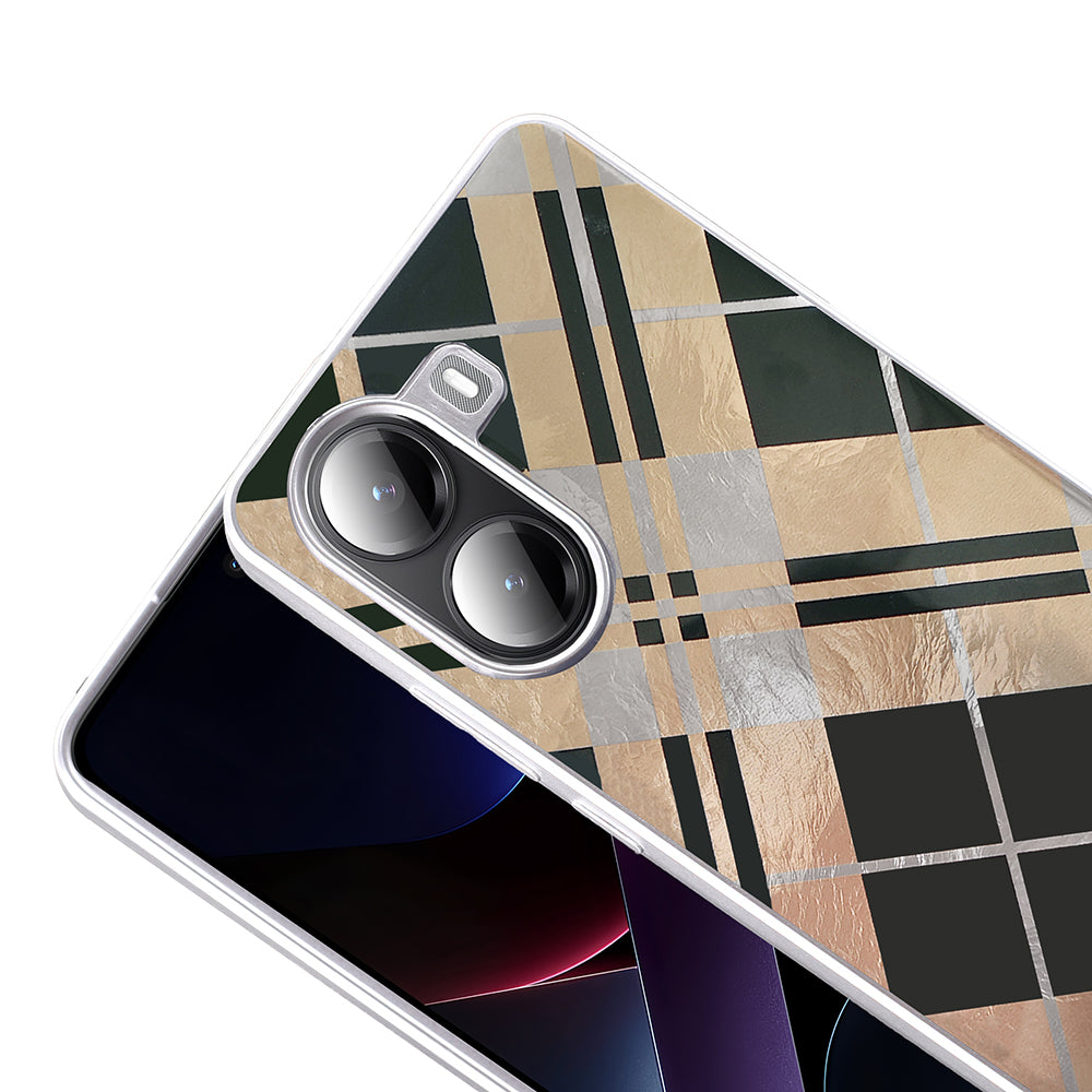 Xiaomi Poco X7 Pro Kılıf Desenli Zore Mep Kapak Gold Leopar