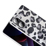 Xiaomi Poco X7 Pro Kılıf Desenli Zore Mep Kapak Gri Leopar