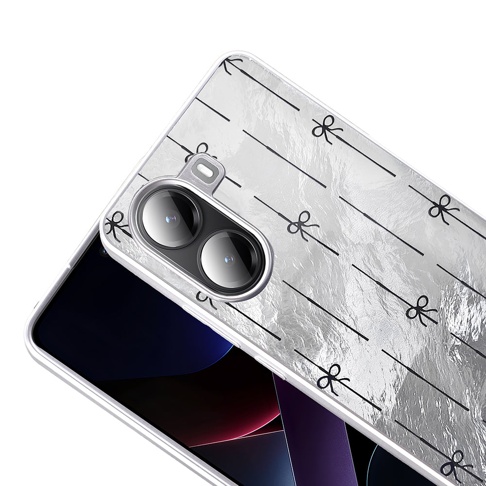 Xiaomi Poco X7 Pro Kılıf Desenli Zore Mep Kapak Gold Leopar