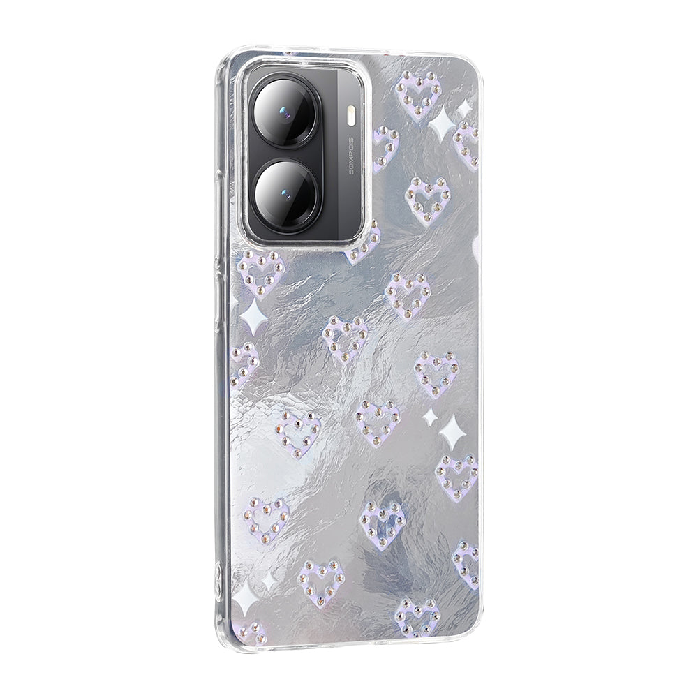 Xiaomi Poco X7 Pro Kılıf Kamera Korumalı Figürlü Zore Ponti Silikon Kapak Lila