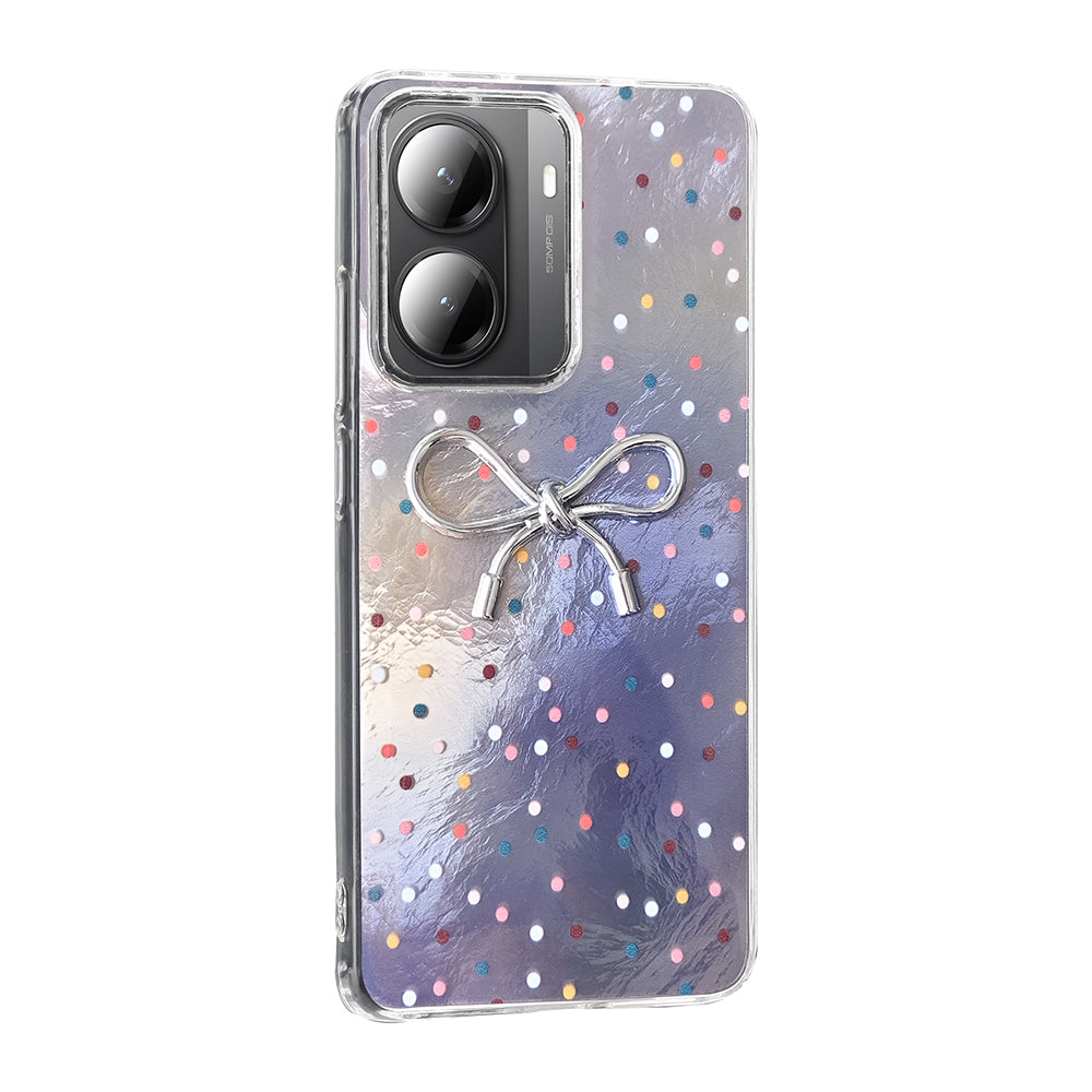 Xiaomi Poco X7 Pro Kılıf Kamera Korumalı Figürlü Zore Ponti Silikon Kapak Lila