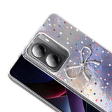 Xiaomi Poco X7 Pro Kılıf Kamera Korumalı Figürlü Zore Ponti Silikon Kapak Açık Mavi