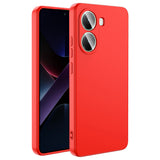 Xiaomi Poco X7 Pro Kılıf Zore Mara Lansman Kapak Kırmızı