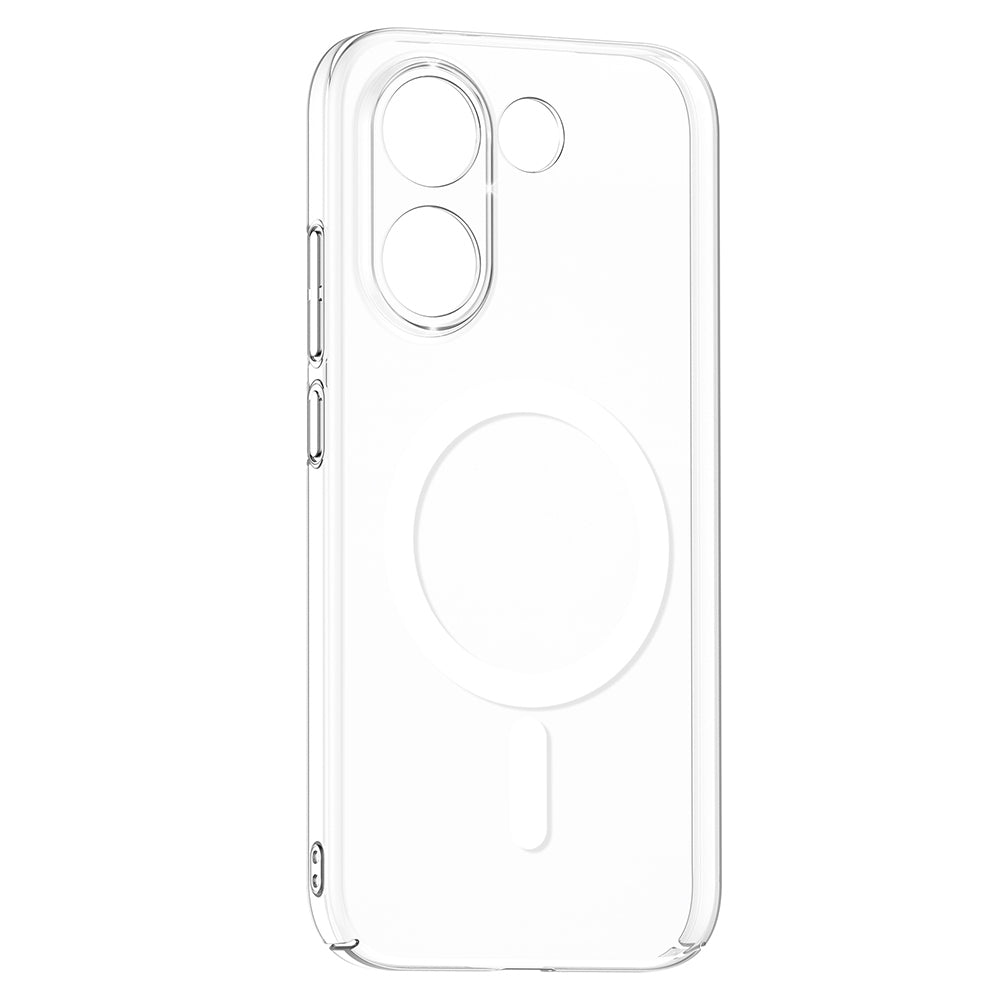 Xiaomi Poco X8 Pro Kamera Korumalı M-Safe Şarj Özellikli Şeffaf Zore London Sert PC Kapak Şeffaf