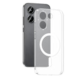 Xiaomi Poco X8 Pro Kamera Korumalı M-Safe Şarj Özellikli Şeffaf Zore London Sert PC Kapak Şeffaf