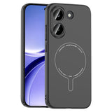 Xiaomi Poco X8 Pro Kılıf M-Safe Şarj Özellikli Kamera Korumalı Zore Elio Sert PC Kapak Siyah