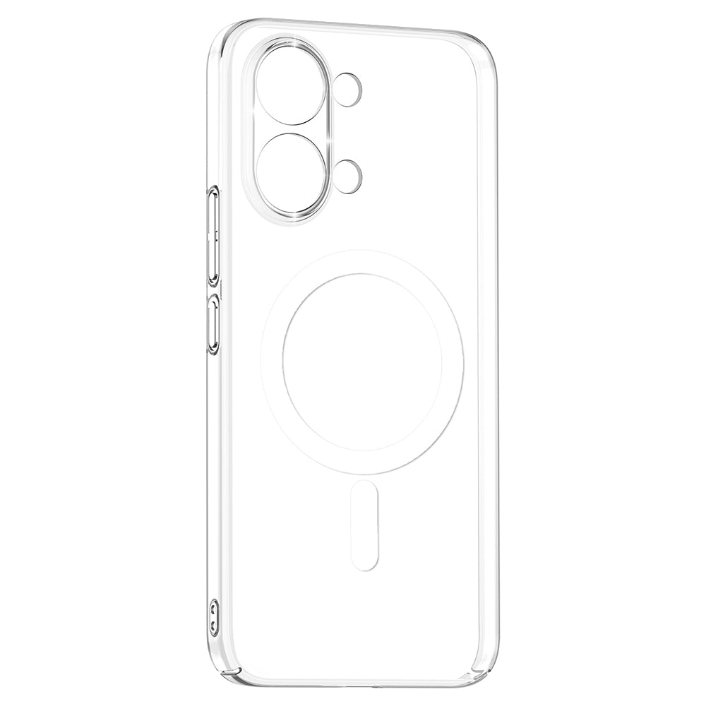 Xiaomi Poco X8 Pro Max Kamera Korumalı M-Safe Şarj Özellikli Şeffaf Zore London Sert PC Kapak Şeffaf