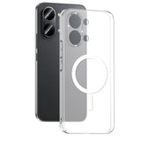 Xiaomi Poco X8 Pro Max Kamera Korumalı M-Safe Şarj Özellikli Şeffaf Zore London Sert PC Kapak Şeffaf