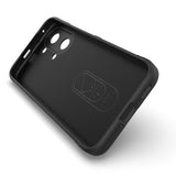 Xiaomi Poco X8 Pro Max Kılıf Esnek TPU Oyuklu Arka Yüzey Tasarımlı Etnik Silikon Kapak Siyah