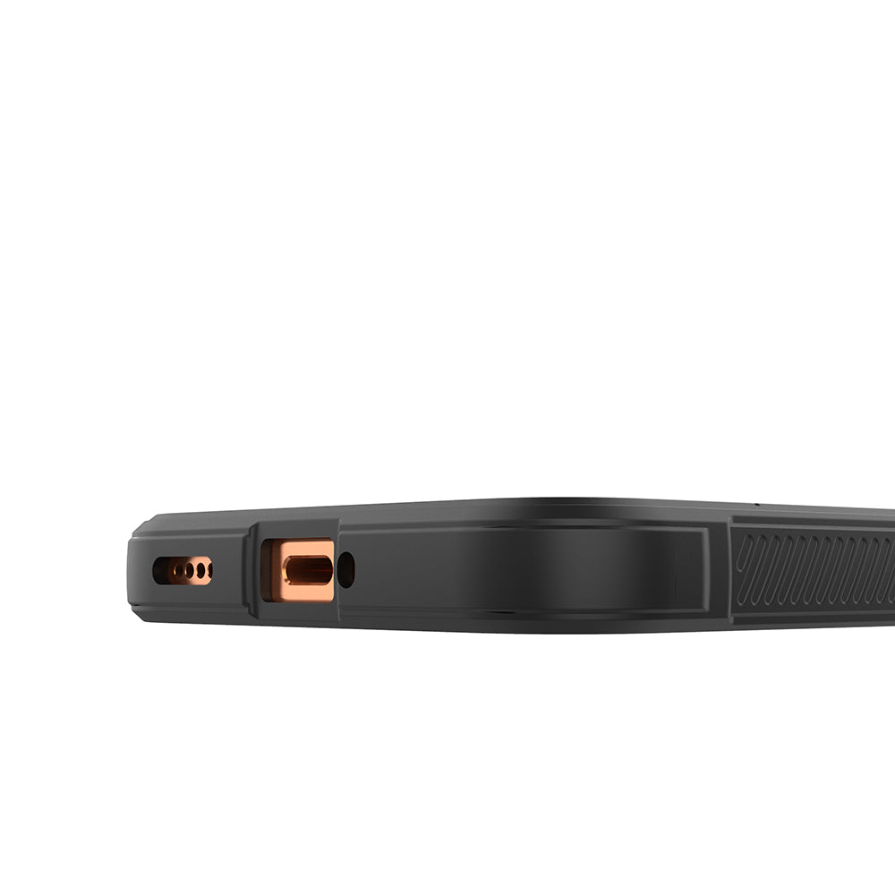 Xiaomi Poco X8 Pro Max Kılıf Esnek TPU Oyuklu Arka Yüzey Tasarımlı Etnik Silikon Kapak Siyah