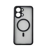Xiaomi Poco X8 Pro Max Kılıf M-Safe Şarj Özellikli Kamera Korumalı Zore Lunex Kapak Siyah