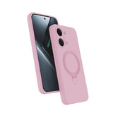 Xiaomi Poco X8 Pro Max Kılıf M-safe Şarj Özellikli Standlı Samara Kapak Pembe