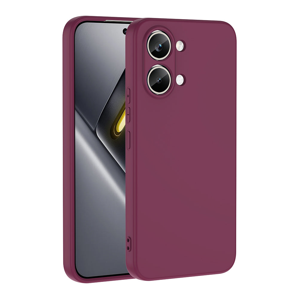 Xiaomi Poco X8 Pro Max Kılıf Zore Mara Lansman Kapak Koyu Mor