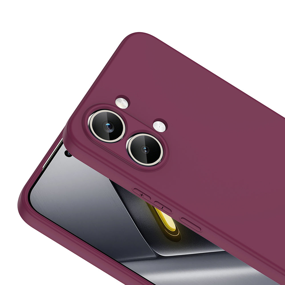 Xiaomi Poco X8 Pro Max Kılıf Zore Mara Lansman Kapak Koyu Mor