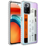 Xiaomi Redmi 10 Kılıf Airbag Kenarlı Renkli Desenli Silikon Zore Elegans Kapak NO1