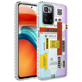 Xiaomi Redmi 10 Kılıf Airbag Kenarlı Renkli Desenli Silikon Zore Elegans Kapak NO2