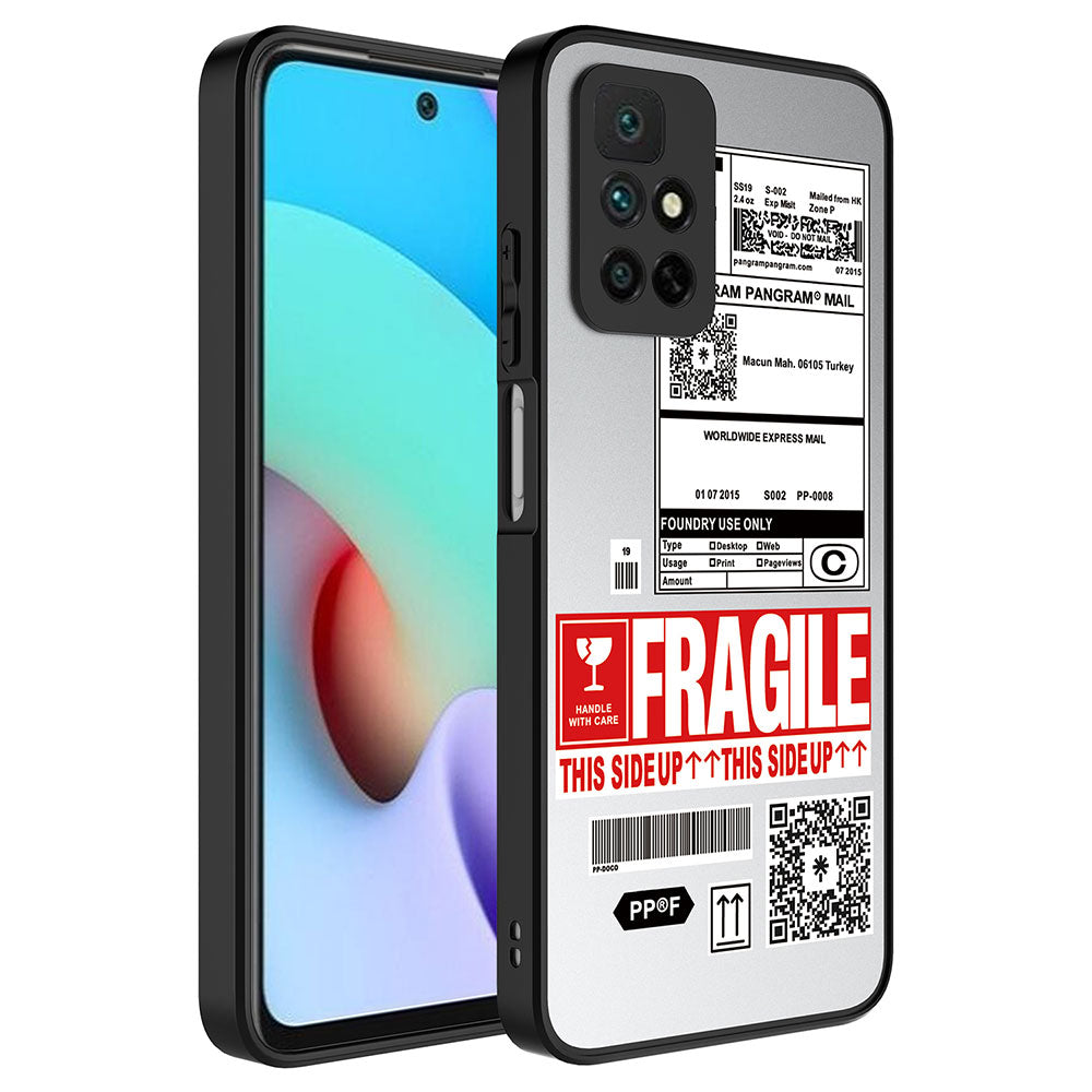 Xiaomi Redmi 10 Kılıf Aynalı Desenli Kamera Korumalı Parlak Zore Mirror Kapak Süper Anne