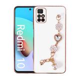 Xiaomi Redmi 10 Kılıf El Tutamaçlı Kamera Korumalı Zore Taka Silikon Kapak Pembe