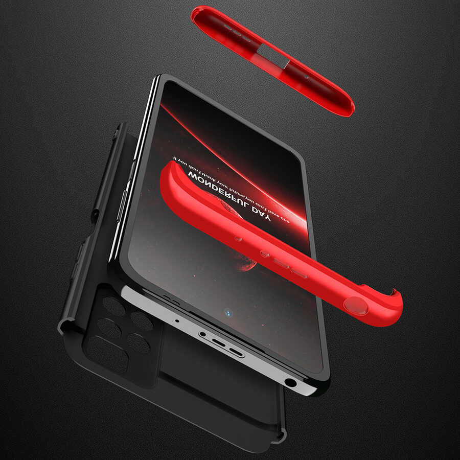 Xiaomi Redmi 10 Kılıf Zore Ays Kapak Kırmızı