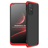 Xiaomi Redmi 10 Kılıf Zore Ays Kapak Siyah-Kırmızı