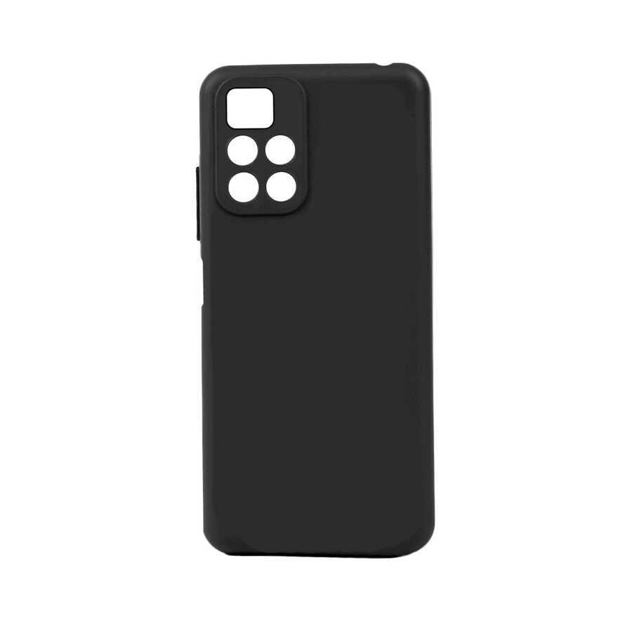 Xiaomi Redmi 10 Kılıf Zore Biye Silikon Siyah
