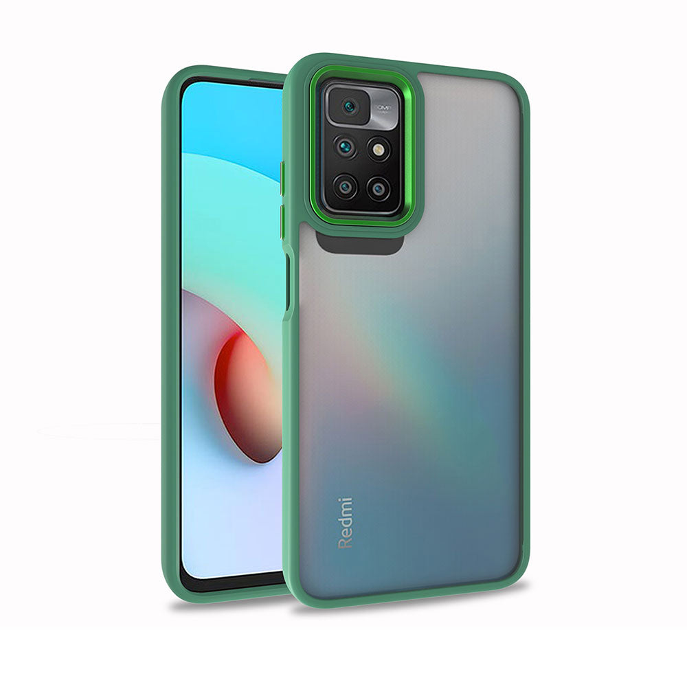 Xiaomi Redmi 10 Kılıf Zore Flora Kapak Yeşil