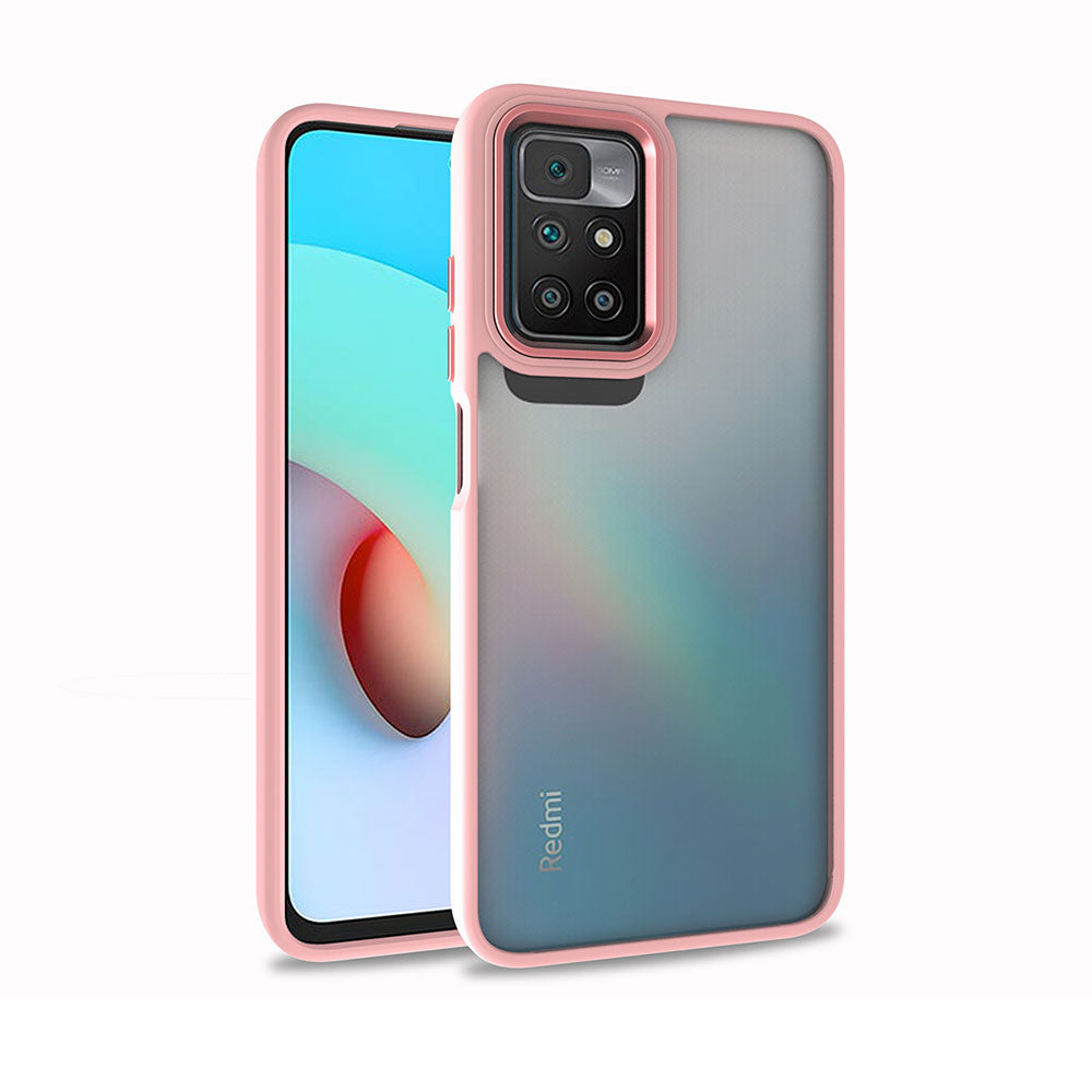 Xiaomi Redmi 10 Kılıf Zore Flora Kapak Rose Gold
