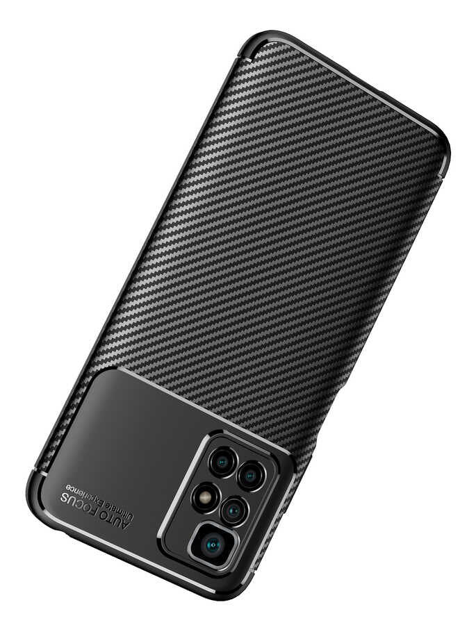 Xiaomi Redmi 10 Kılıf Zore Negro Silikon Kapak Lacivert