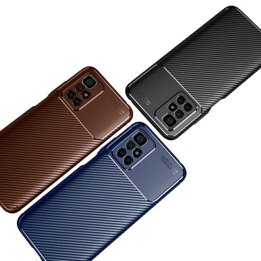 Xiaomi Redmi 10 Kılıf Zore Negro Silikon Kapak Siyah