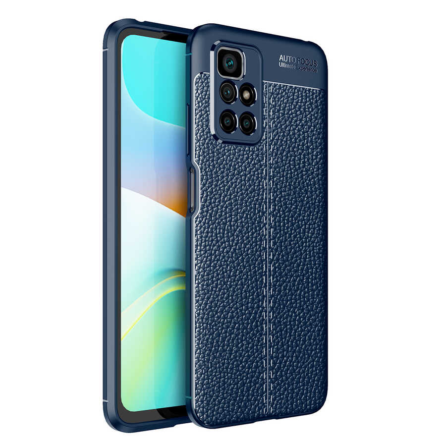 Xiaomi Redmi 10 Kılıf Zore Niss Silikon Kapak Lacivert