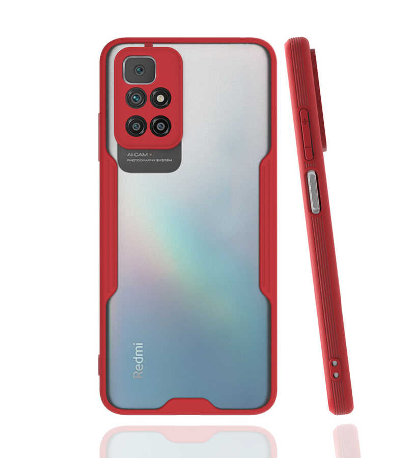 Xiaomi Redmi 10 Kılıf Zore Parfe Kapak Mavi