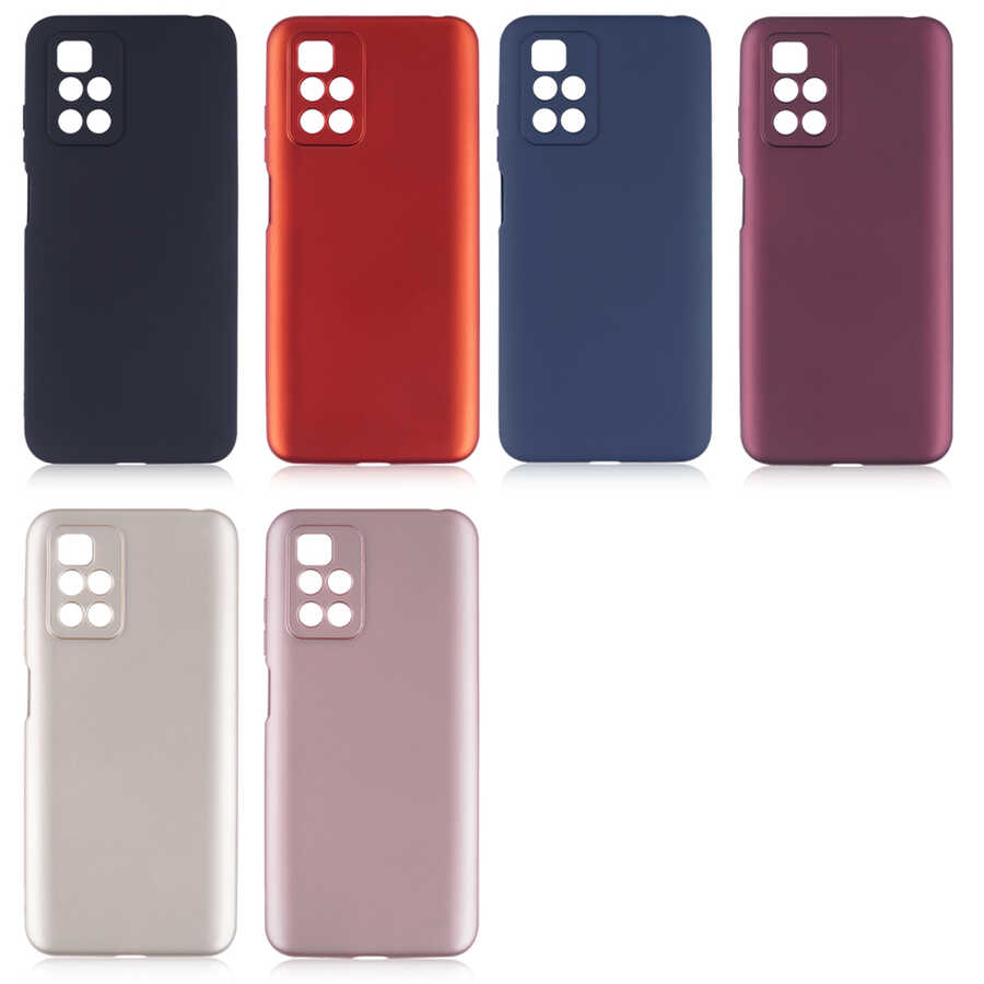 Xiaomi Redmi 10 Kılıf Zore Premier Silikon Kapak Saks Mavi